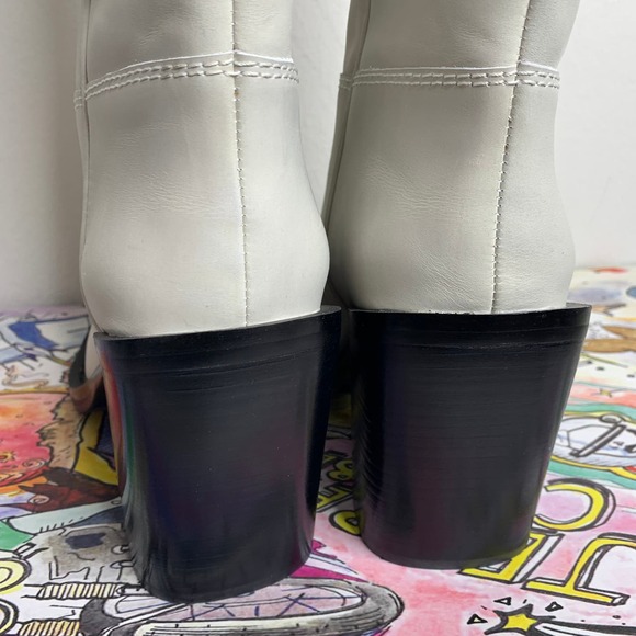 Jeffrey Campbell Verana Knee High Boot Ivory Women size 9 - Picture 7 of 16